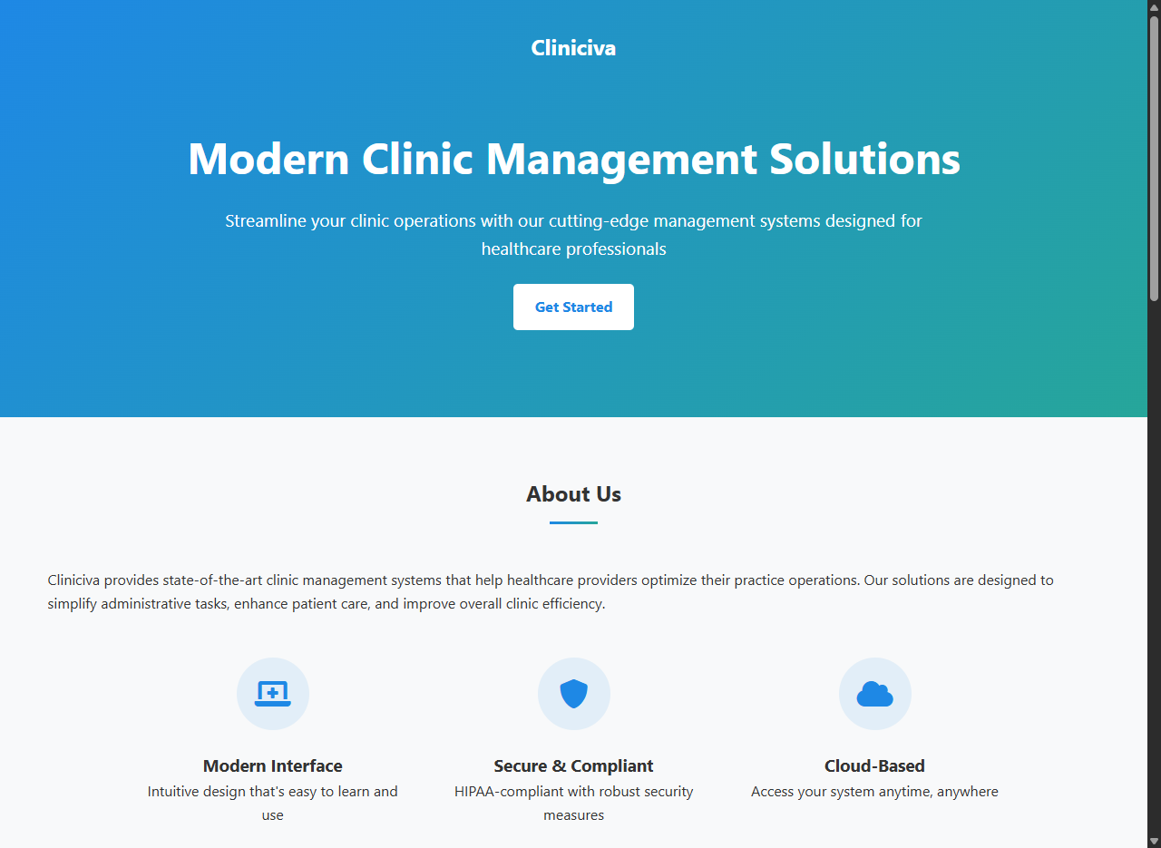 Cliniciva Screenshot